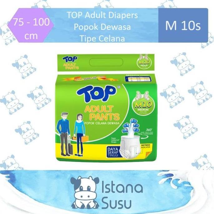 Lansungkirim- Top Adult Diapers Popok Dewasa Tipe Perekat / Celana Size M / L / Xl / Xxl