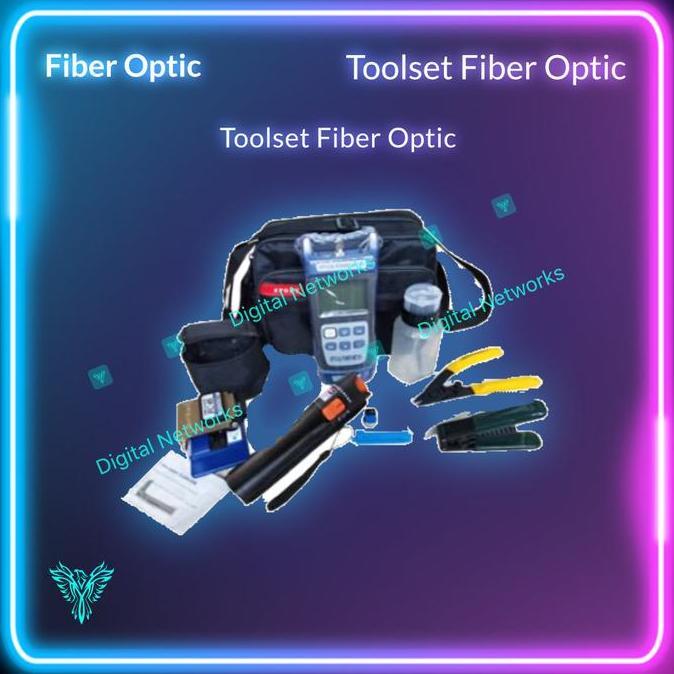 TERMURAH - Toolset Fiber Optic Tool Kit Set Fiber Optik Peralatan Fiber Optik