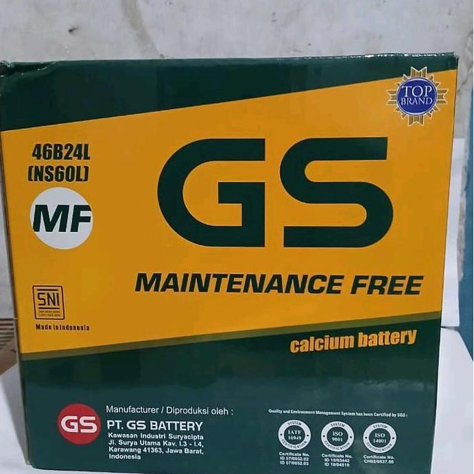 Terlaris Ns60L/Ns60 Mf Kering Astra Otopart Aki Mobil Avanza 45 Ampere Car Kendaraan