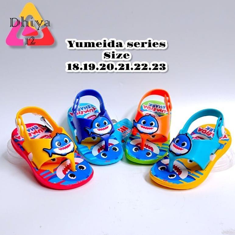 DISKON SANDAL ANAK LAKI JEPIT KARAKTER IKAN GEMOY