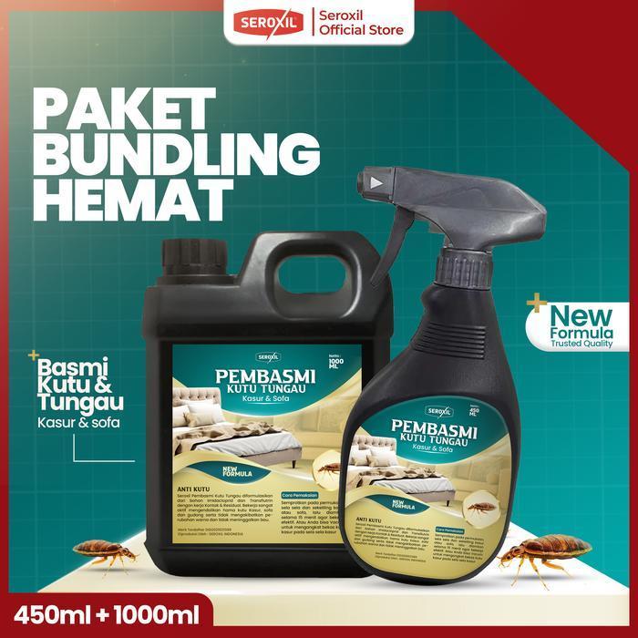 Seroxil ANTI TUNGAU Spray Cairan Pembasmi Anti Kutu Busuk Tungau Pada Kasur & Sofa