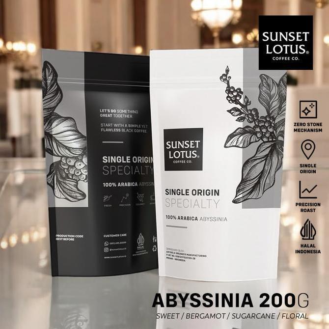 Sunset Lotus Specialty Arabika Abyssinia 200g