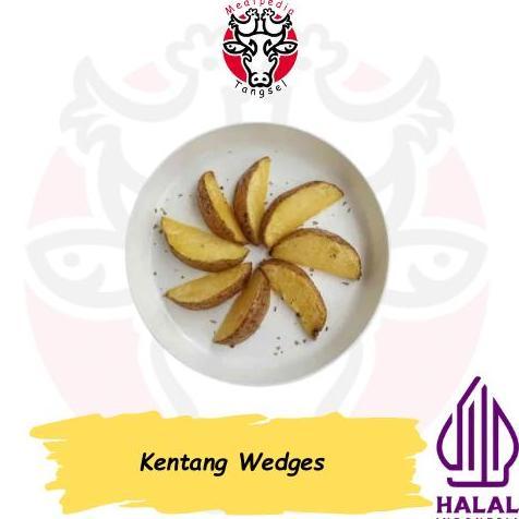 Kentang Wedges - Potato Wedges 1kg
