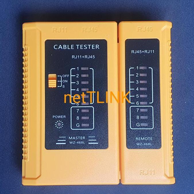 Deepflip- Tester Kabel Data / Tester Kabel Lan/ Tester Kabel Utp Model Nankai468