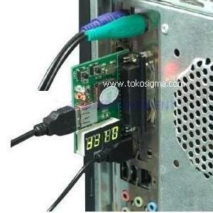 Deepflip- Db25 M - Usb 4-Digit Pc Analyzer Diagnostic Card Motherboard