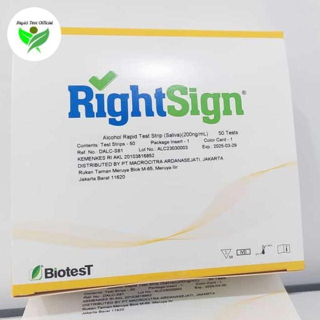 Alcohol Saliva Rightsign test
