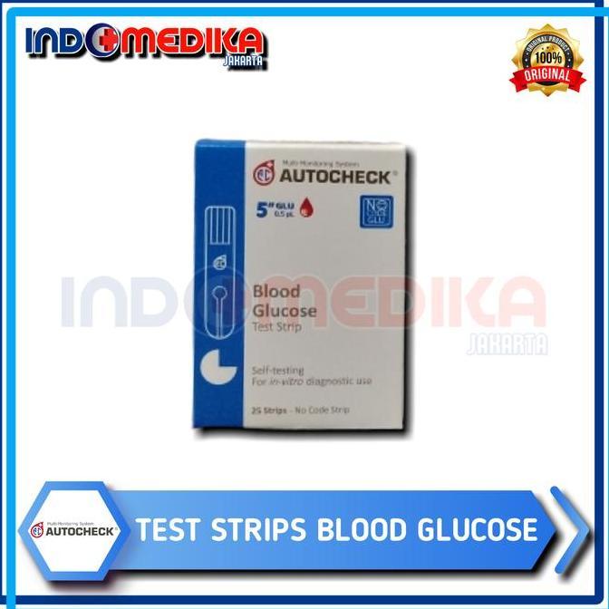 Strip Gula darah Autocheck / Blood Glucose Autocheck
