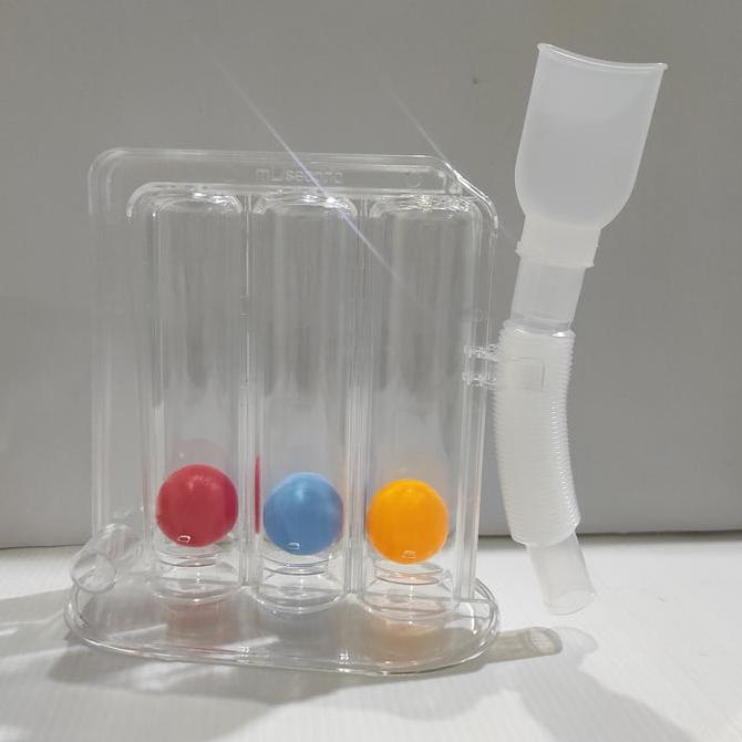 Spirometer 3 balls/ spirometri 3 bola/ alat latihan pernapasan
