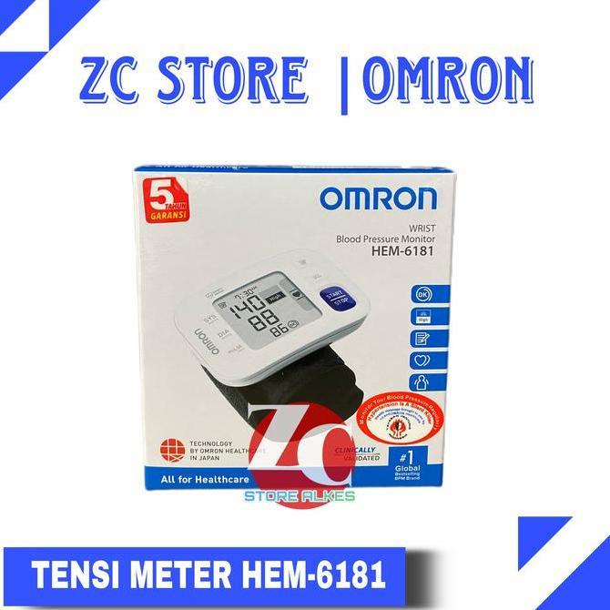 OMRON HEM-6181 Tensimeter Digital Alat Ukur Tensi Darah HEM6181