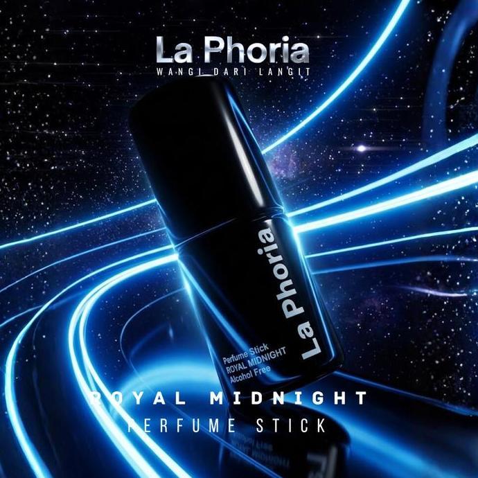 Bloom- [Royal Midnight] La Phoria Perfume Solid | Parfum Oles Pria | Alcohol Free | Wangi Tahan Lama
