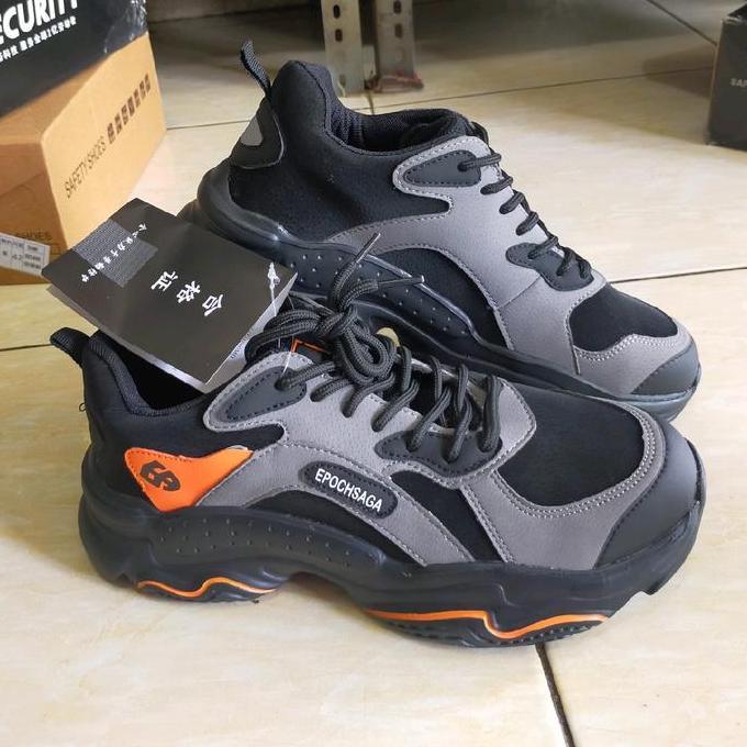 Sepatu Safety Sporty 117 Ujung Besi Shoes santai Kerja