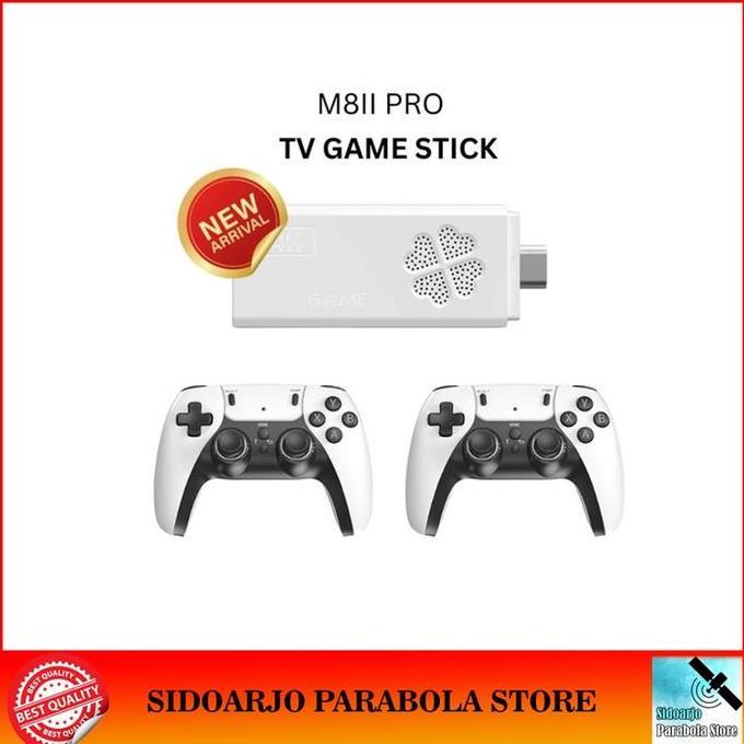 NEW HDMI Dongle Game M8II Pro Plus Console TV Stick Free Gamepad Wireless 2 Player Model PS5 Retro 4