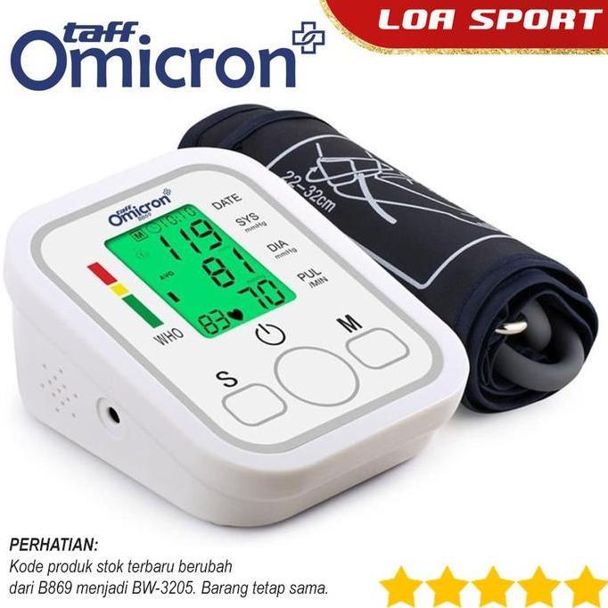 Alat Ukur Tensi Tekanan Darah Digital Taffware Taff Omicron B869