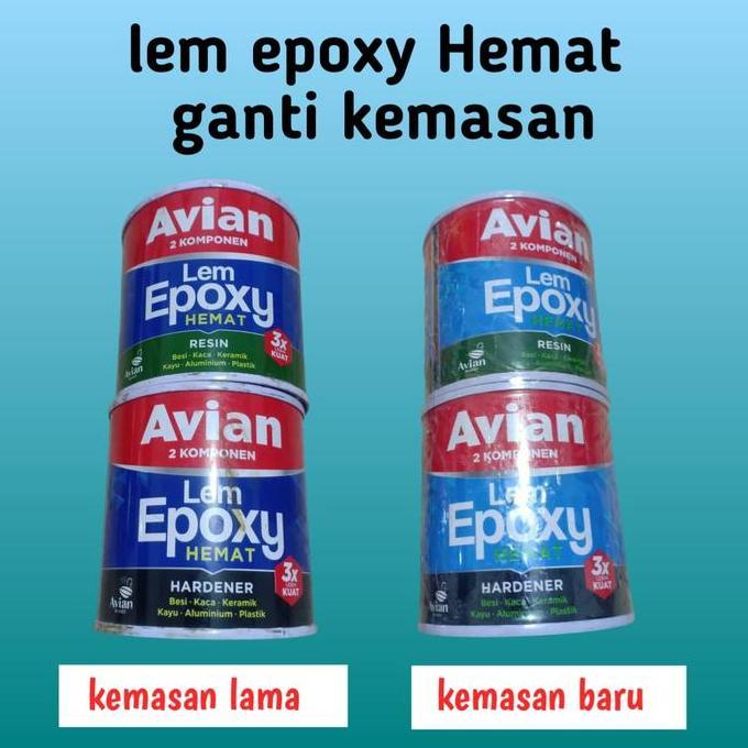 Promo LEM EPOXY HEMAT SERBAGUNA 2 KOMPONEN, LEM EPOXY AVIAN, LEM SERBAGUNA, avian lem epoxy  hemat. 