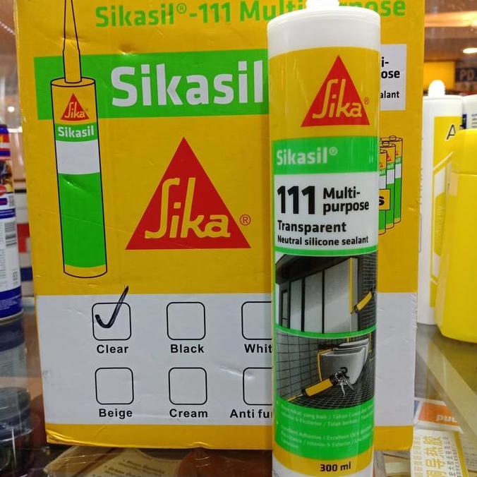 Promo sikasil 111 transparant sikasil 111 clear neutral sealant Diskon