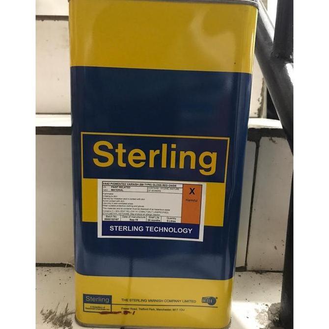 Promo Varnish Sirlak Sirlax Sterling Red VA 42 Red Oxide Diskon