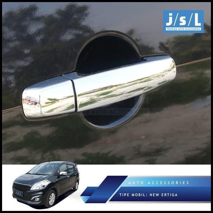 GRATIS ONGKIR COVER DOOR HANDLE PINTU ERTIGA 2012 2013 2014 2015 2016 2017 AKSESORIS BLACK DOFF & CH