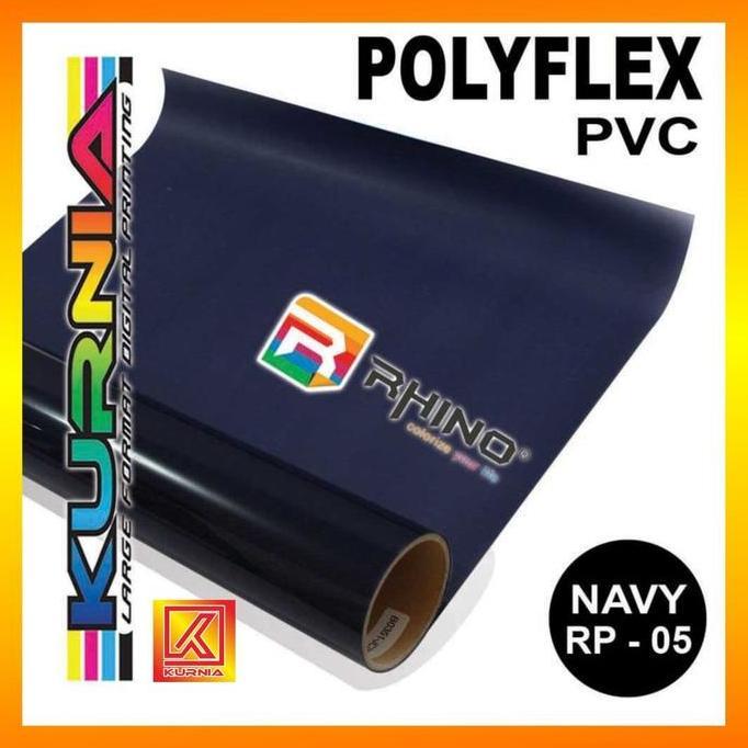 Promo RHINOFLEX POLYFLEX KOREA PVC NAVY Diskon