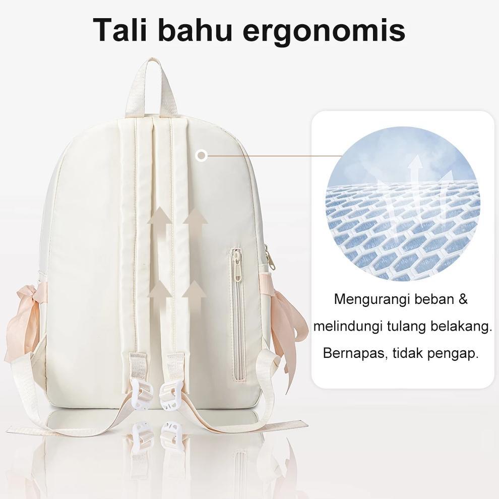 DISKON BUZZBAG - TAS SEKOLAH AESTHETIC KOREAN STYLE TAS SEKOLAH WANITA TAS SEKOLAH SMA KOREAN STYLE