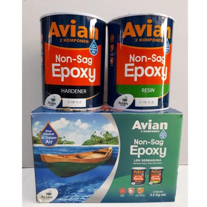 Promo LEM EPOXY NON SAG AVIAN 3,2 KG SET Diskon