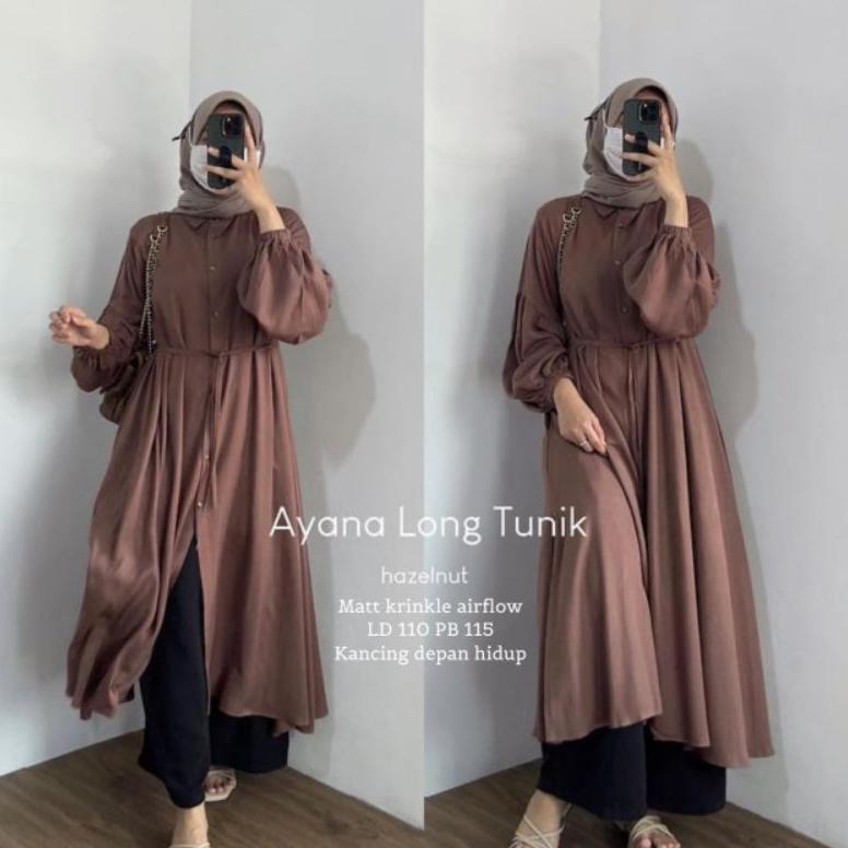AYANA LONG TUNIK (LABEL MADANI )