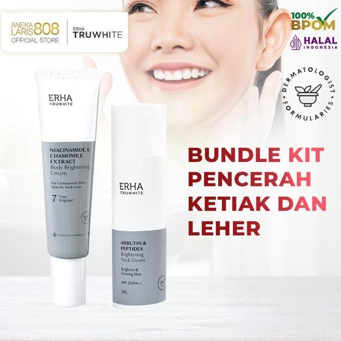Paket ERHA Pencerah Ketiak dan Leher Truwhite Brightening
