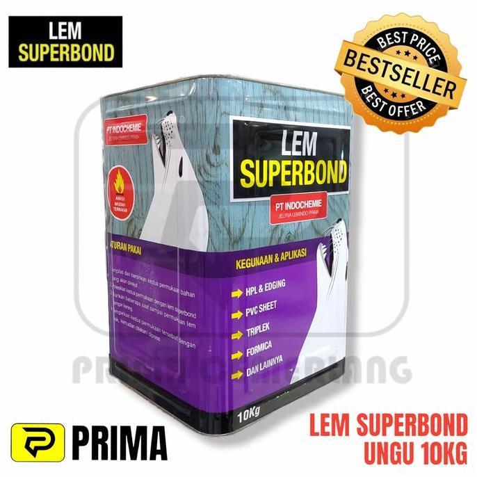 Promo LEM SUPERBOND UNGU 10KG / Lem PVC Sheet / Lem TACO Sheet / Lem Kayu Diskon