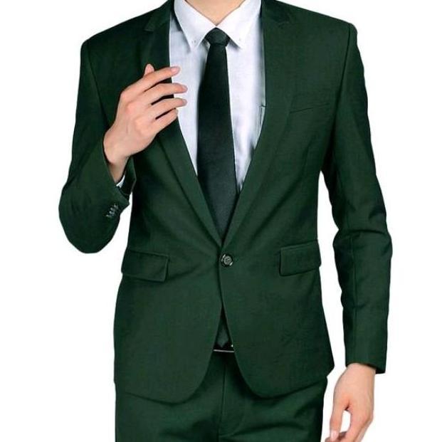 [NEW ARRIVAL] / Jas Blazer Pria Hijau Botol/ Jas & Blazer Formal/ Blazer Kantor Pria