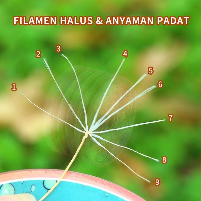 Bingolife Orange Tali Pancing PE X9 Super Braid 5x100m Connecting 7kg ~ 40.3kg Kuat Abrasi (TERBAIK)