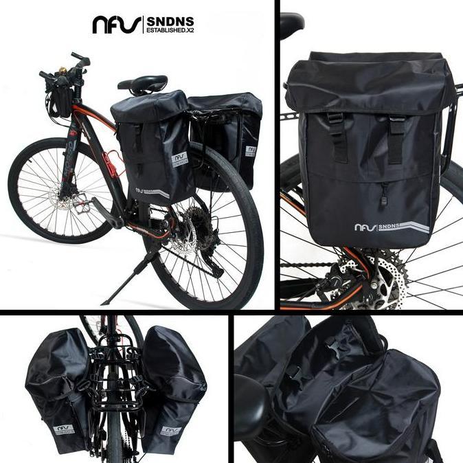 Tas Sepeda Touring Depan || Tas Belakang Sepeda Lipat TR.5 (TERBAIK) (TERBARU) (TERMURAH)