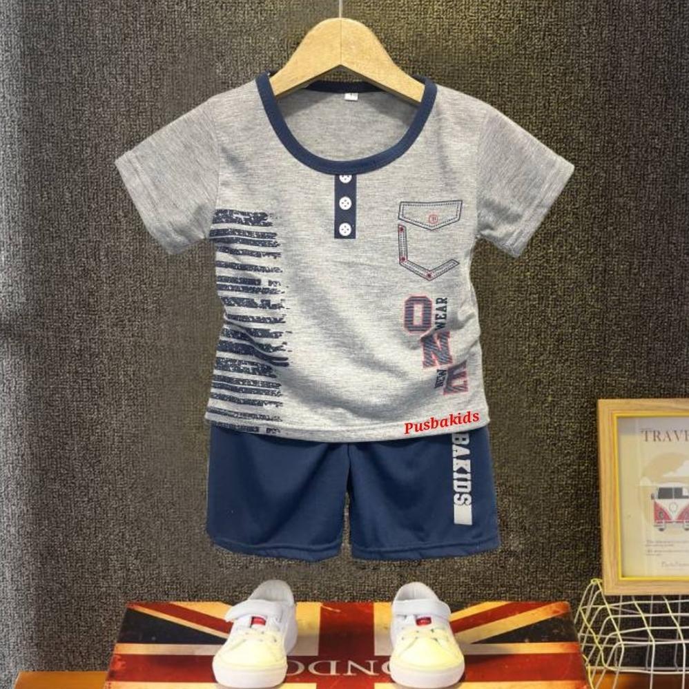 Harga Miring Pusbakids/ Set Cowok /Baju Setelan Anak Laki Laki/ Anak Bagus/Baju Anak Cowok Murah 0-8