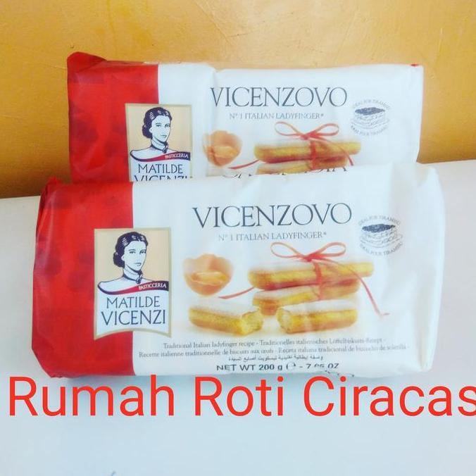 LADY FINGER 200GR ITALIAN LADYFINGERS BISCUIT MATILDE VICENZI HALAL