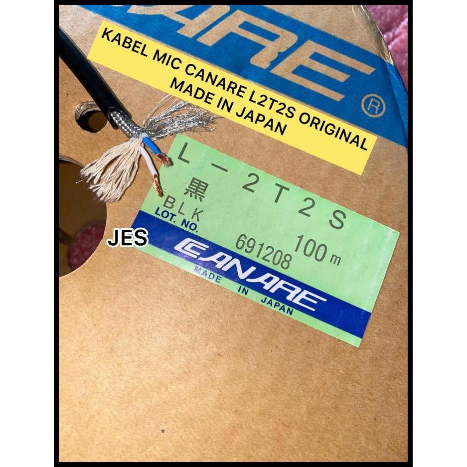 TERMURAH KABEL / CABLE MIC CANARE L2T2S ORIGINAL MADE IN JAPAN 