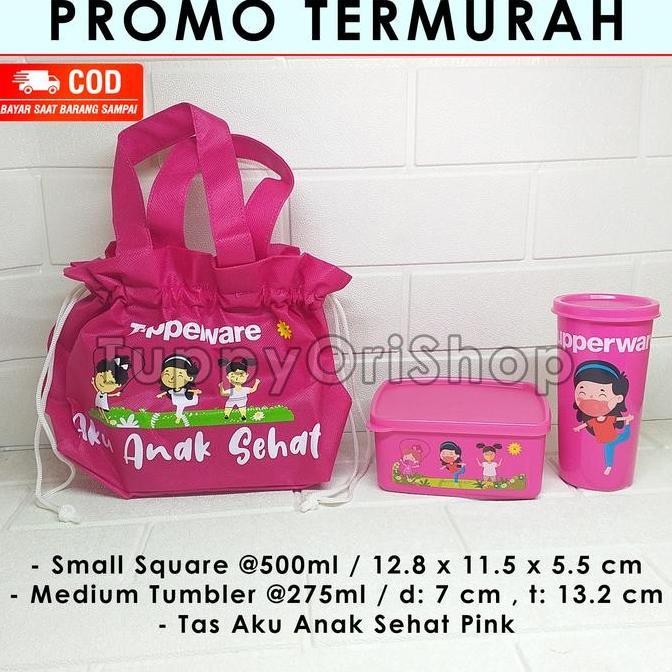Aku Anak Sehat Tupperware Kotak Bekal Anak