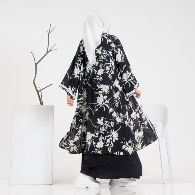 Set outer terbaru Baju Setelan Wanita Dewasa Rayon Muslim Panjang Celana  Gamis Remaja