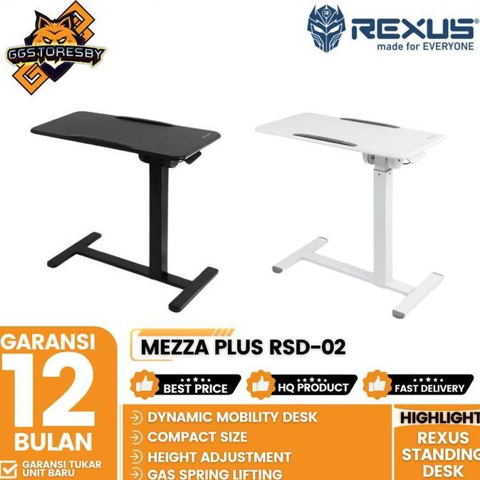 REXUS MEZZA PLUS RSD-02 Standing Desk (TERBAIK) (TERBARU) (TERMURAH)