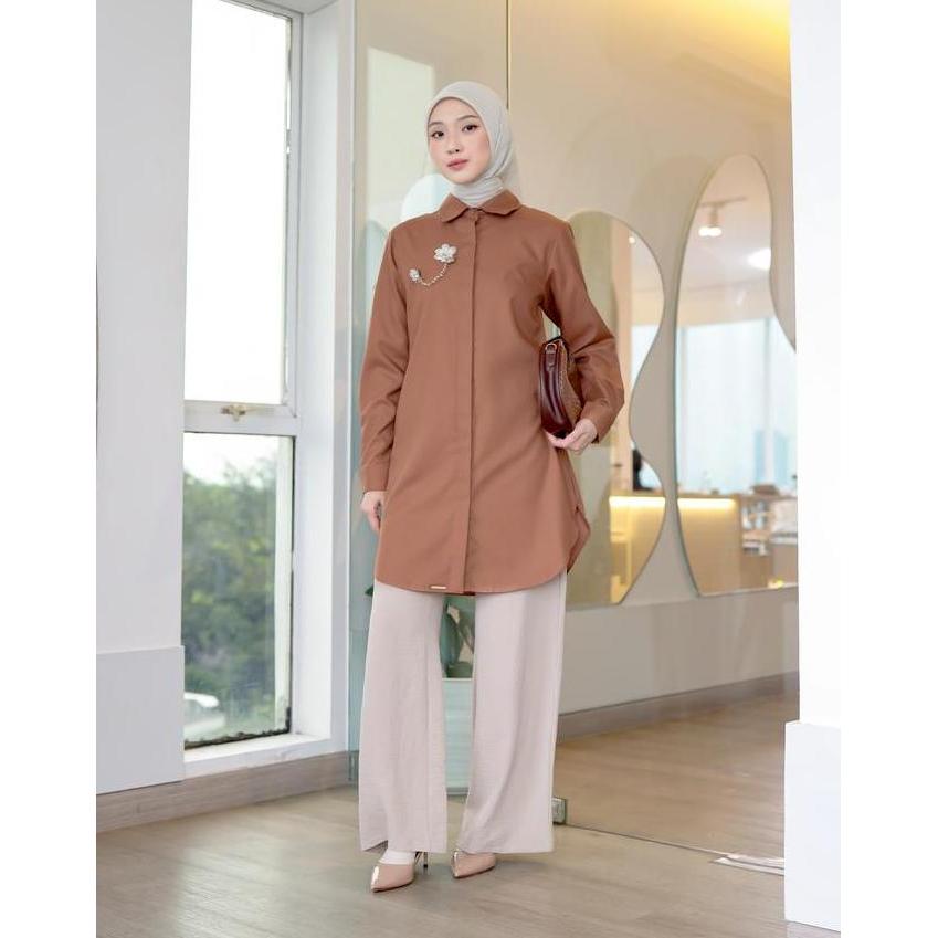 Zysku Xena | Basic Shirt 16 Warna - Color Group 2 | Kemeja Kantor Formal Wanita Lengan Panjang