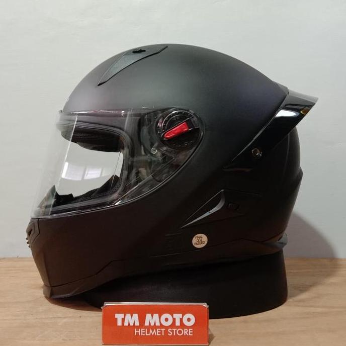 SNAIL FFS1 MATT BLACK - CLEAR FLAT VISOR