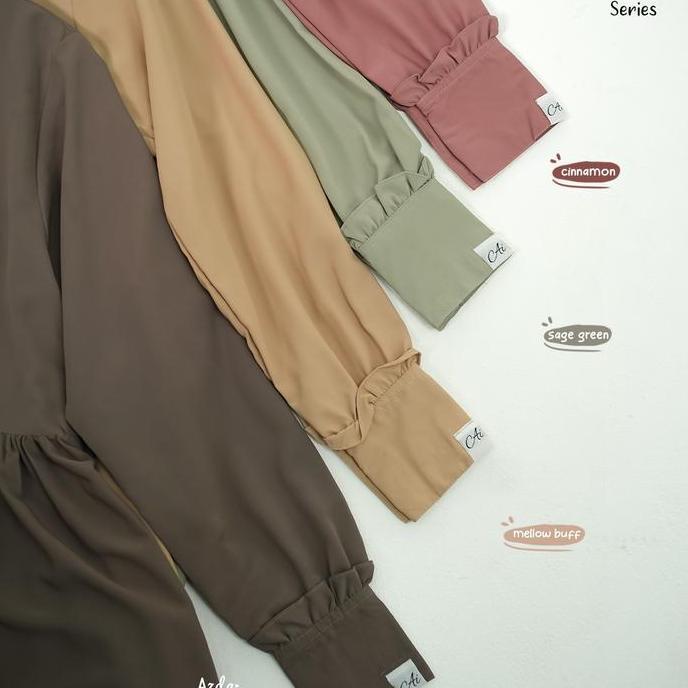 GAMIS SET KHIMAR SYARI MARWAH ORI AZDA (FREE CADAR)