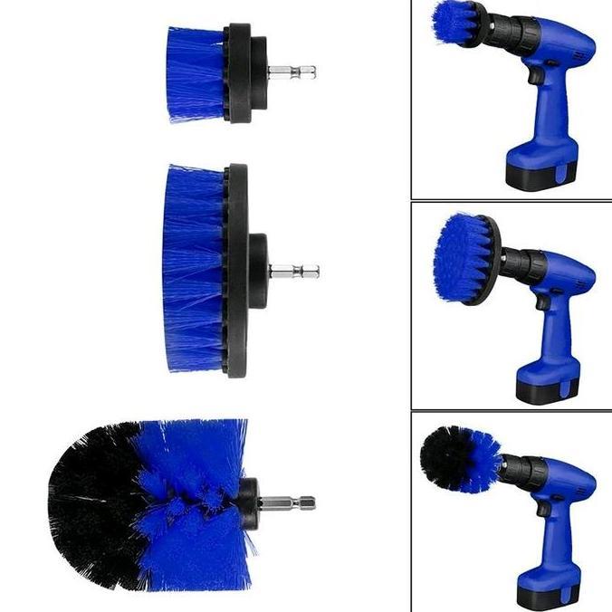 kepala sikat bor 3 pcs pembersih sikat bor elektrik listrik