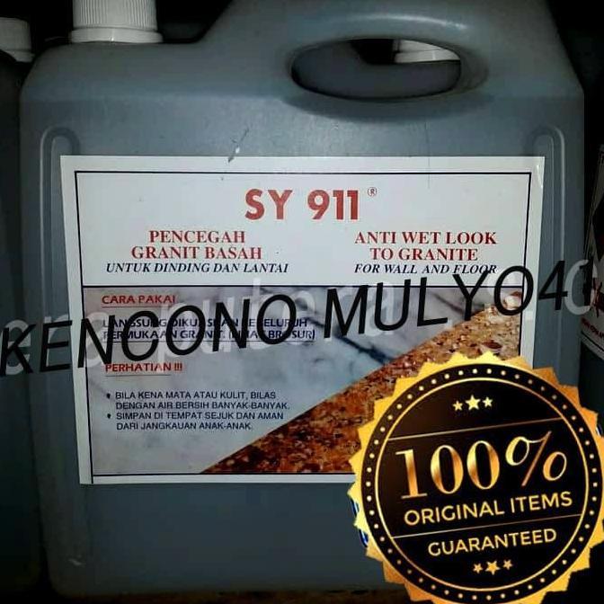 Coating / Koting SY 911 Pencegah Granit Basah 1Galon @5Liter