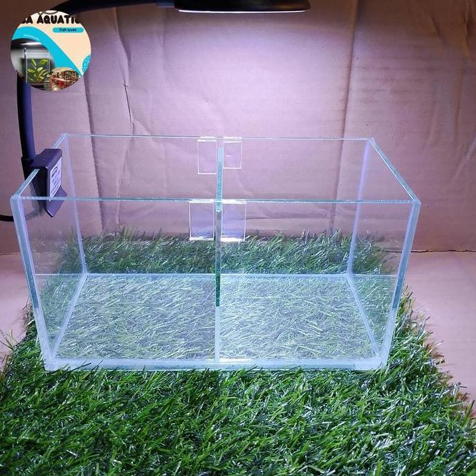 Aquarium mini / Aquarium Cupang / soliter Cupang / aquarium sekat