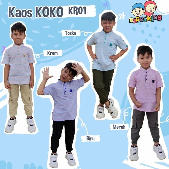 KOKO KAOS ANAK RAGGAKIDS BISA COUPLE DGN AYAH
