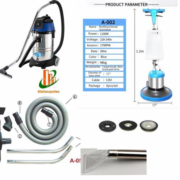 Paket Mesin cuci karpet/Paket Mesin Poles Lantai dan Cleaning Service