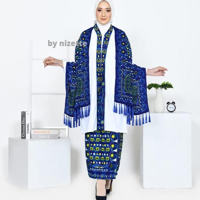 Seragam BKMT Baju Atasan Putih Rok &  Selendang  BKMT