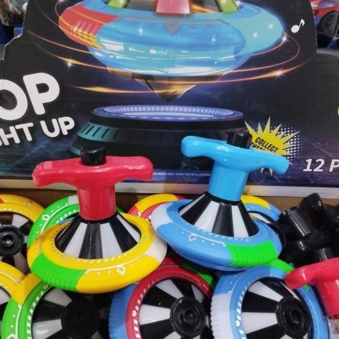 UP H3368 Mainan Gasing UFO 1 PCS  Gangsing Lampu Nyala Musik (TERBAIK) (TERBARU) (TERMURAH)