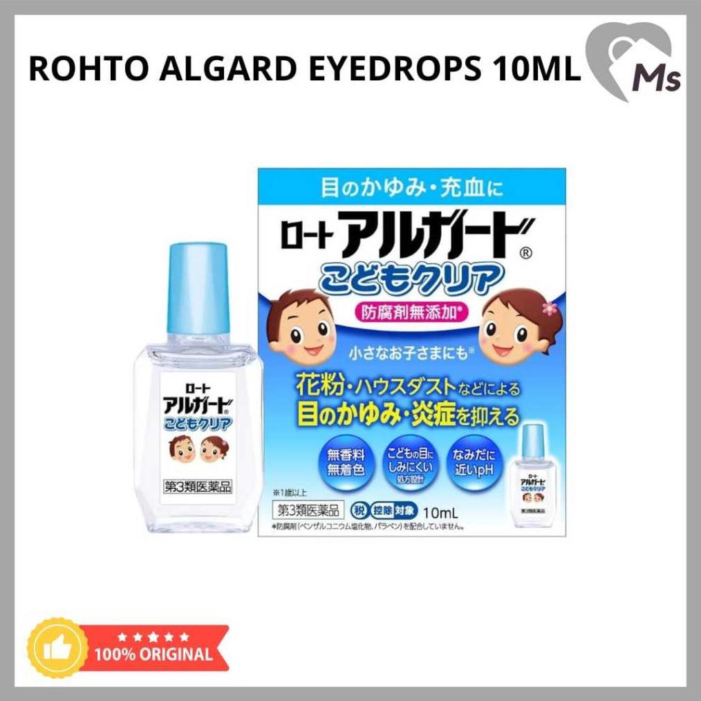 Rohto algard 10ml eyedrops-Tetes mata kering anak merah japan