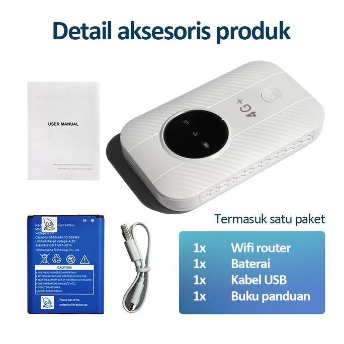 DF390 - POPIC Router nirkabel 4G seluler saat bepergian Wi-Fi mobil pembagi kartu sim slot kartu sim