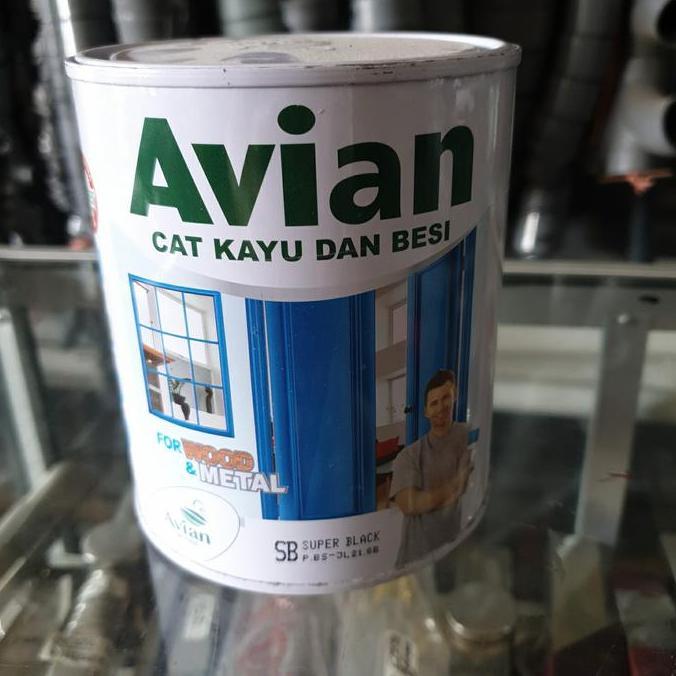 Cat besi dan kayu Avian 1kg (banyak warna) BIN
