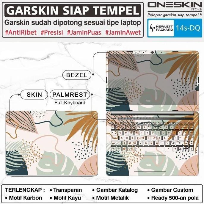 Precut Garskin Sticker Laptop Skin Perfect Fit Kompatibel untuk HP 14s-dq dq5000tu dq5001tu dq5002tu